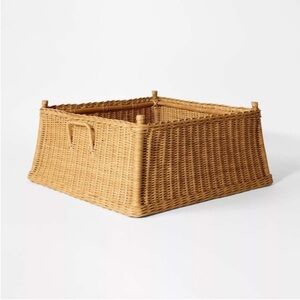 Studio McGee Natural Woven Basket Tree Collar